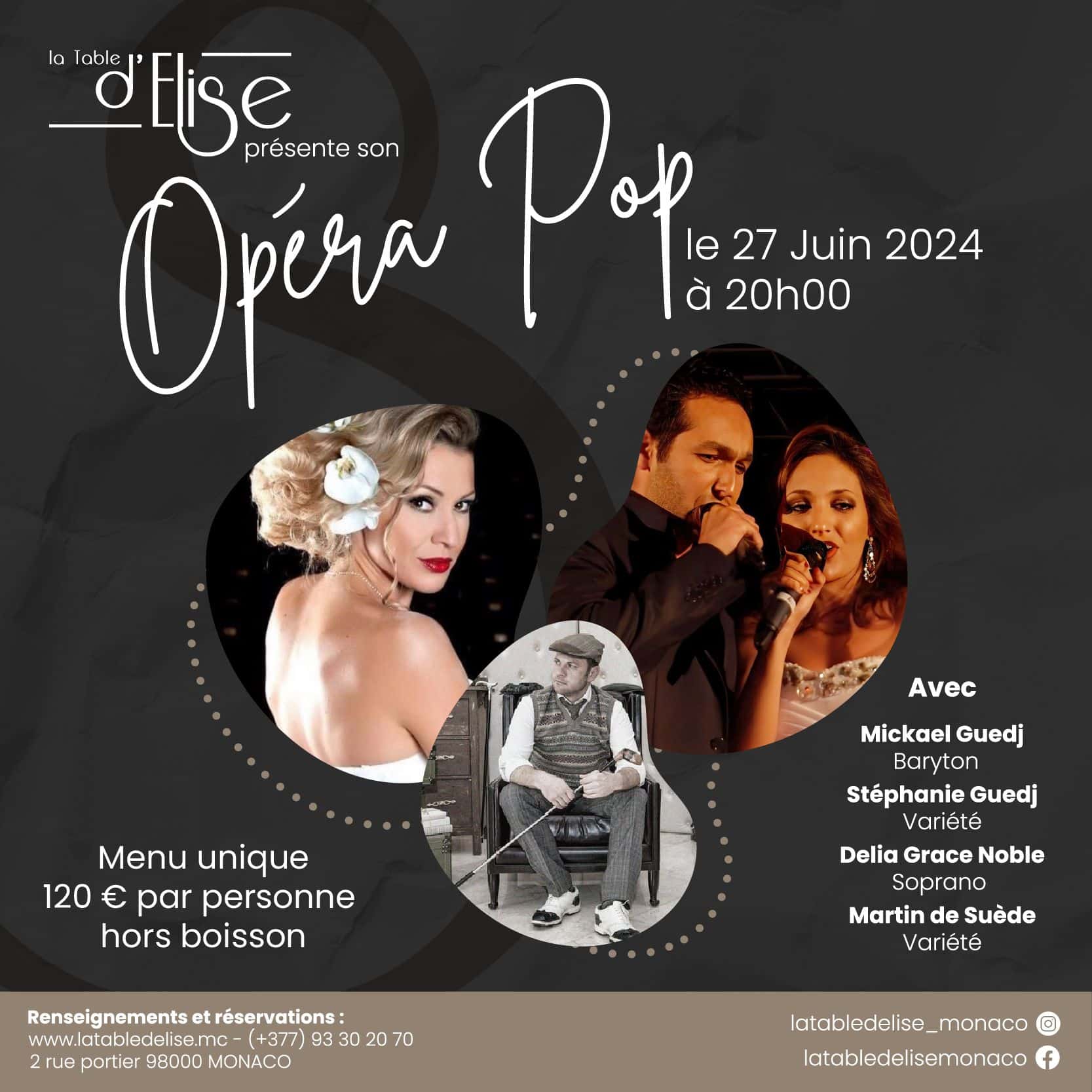 Affiche Soirée Opéra Pop