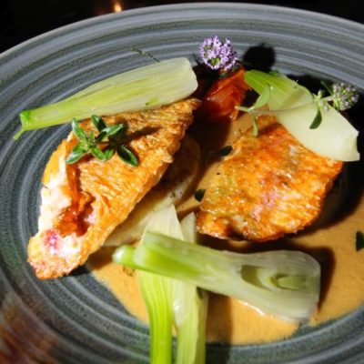 Rouget de roche en bouillabaisse